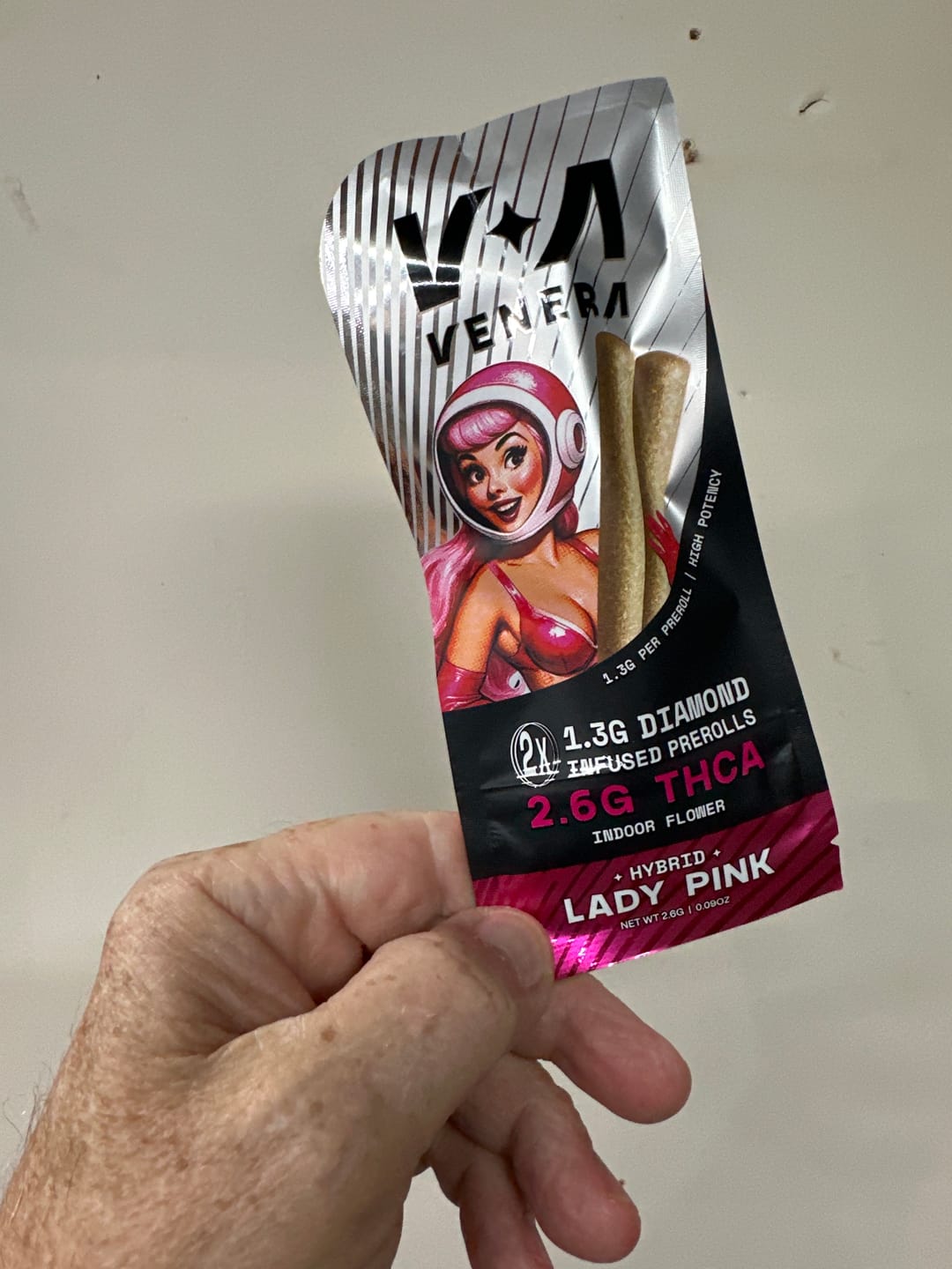 Customer photo review of 2.6g Infused THCa 2 Pack Prerolls - Zhits Fire