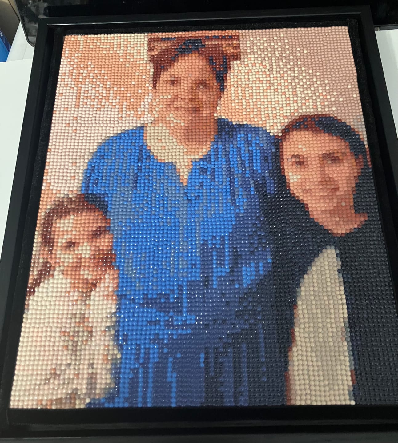 Customer photo review of Custom Diamond Painting