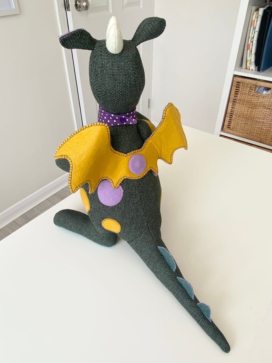 Customer photo review of Dragon PDF Pattern and Video Tutorial
