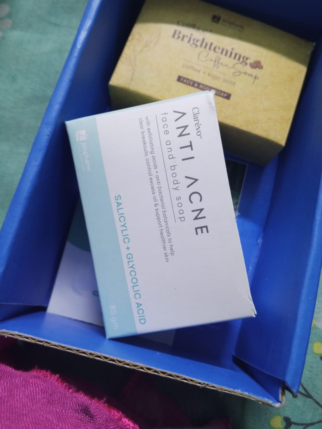 Customer photo review of Clarevo Anti Acne Soap