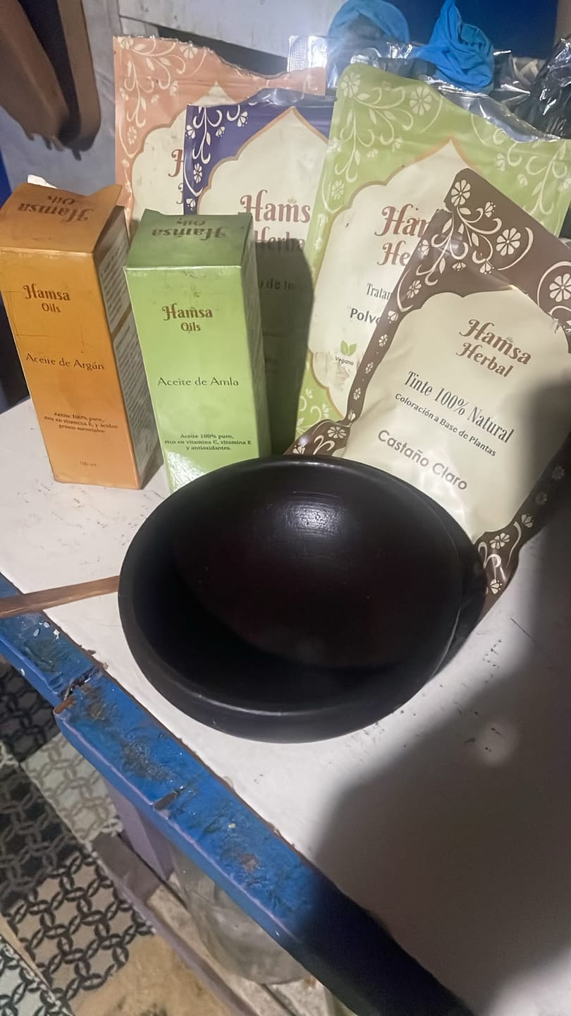 Customer photo review of Tinte 100% Natural - Castaño Claro