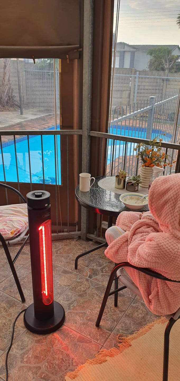 Customer photo review of Indoor & Outdoor Infrared Heater