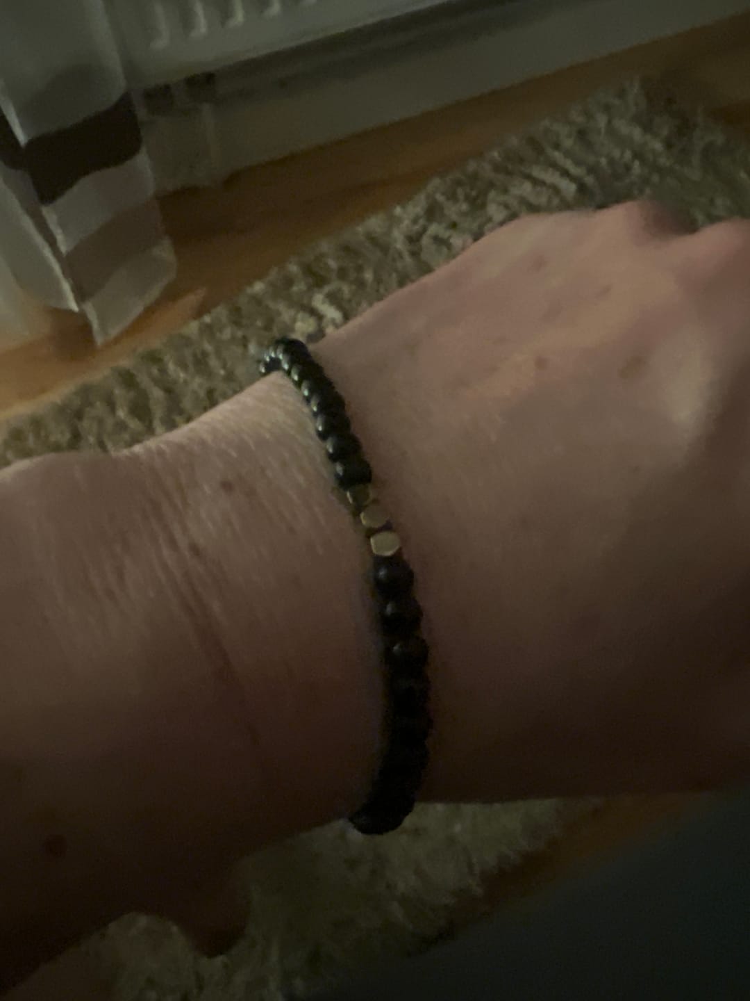 Customer photo review of Obsidian Armband
