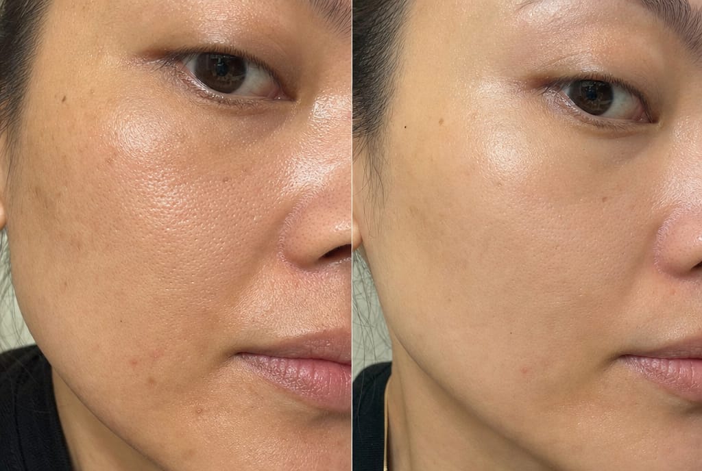 Customer photo review of Copper Peptide Serum