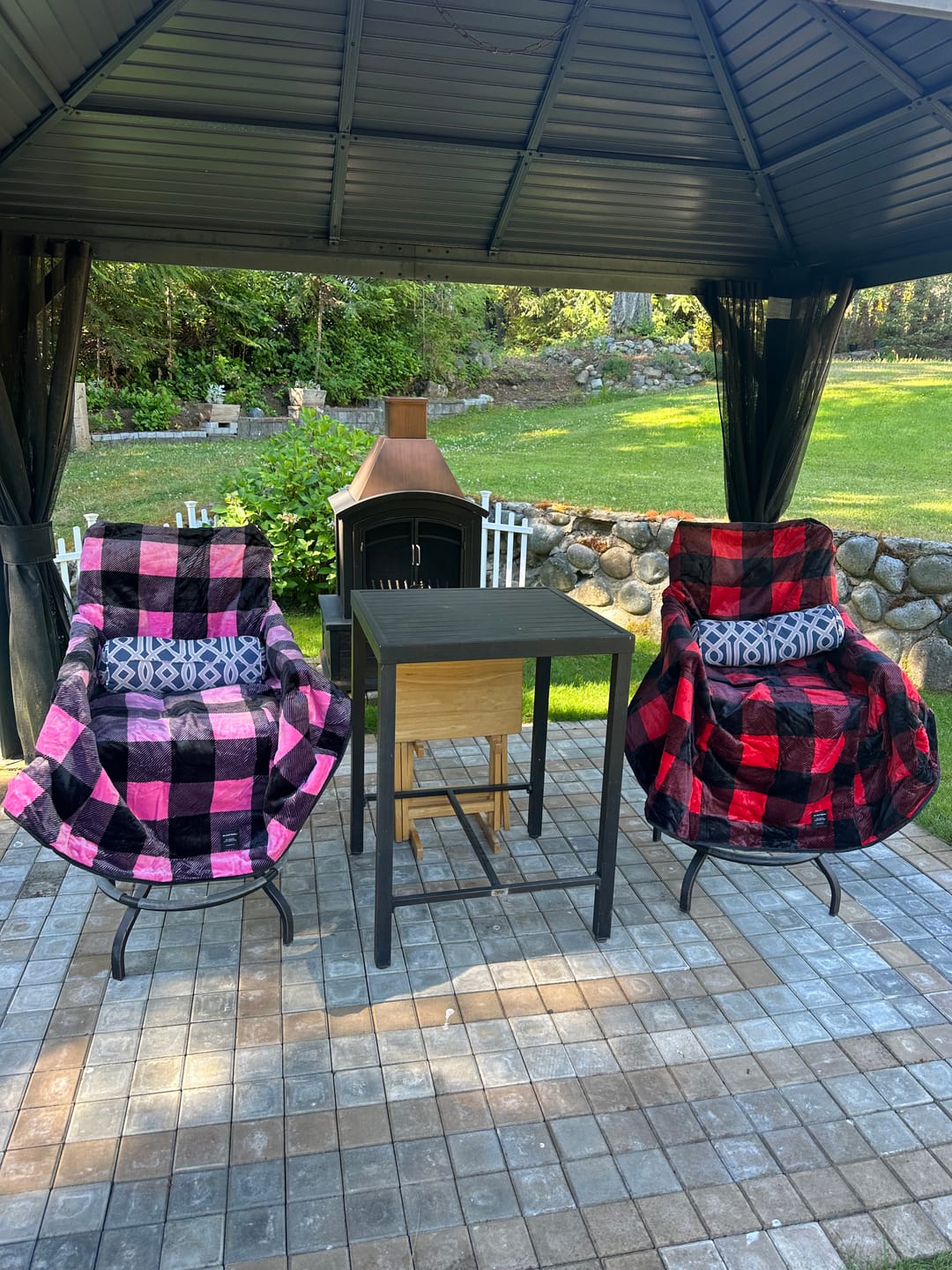 Customer photo review of The Chair Blanket