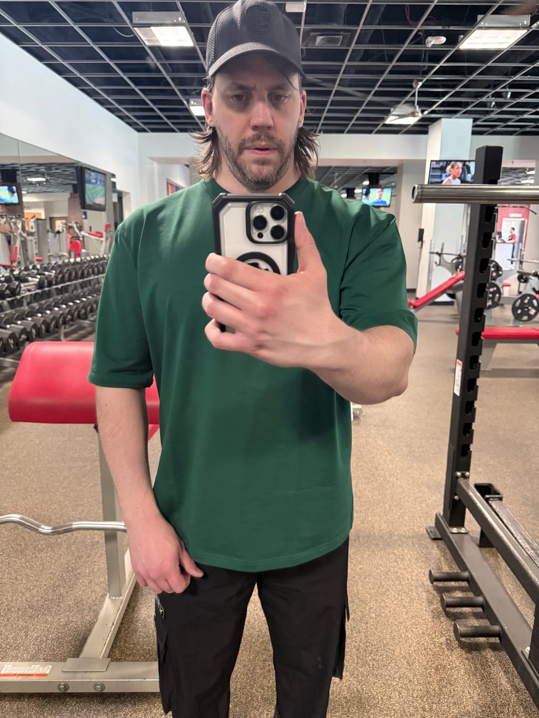 Customer photo review of Flexwolf Core Oversized Tee