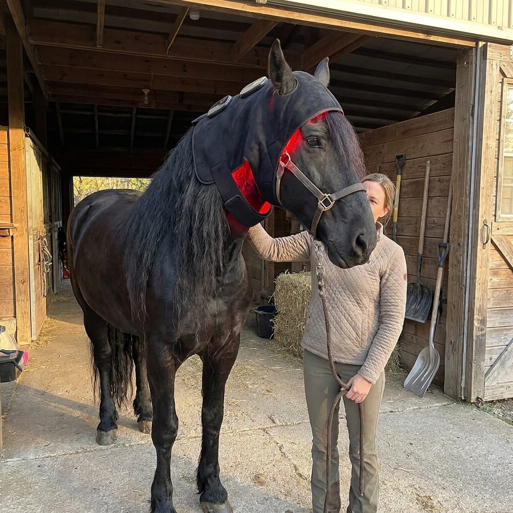 Customer photo review of HorseHalo™ HaloHead