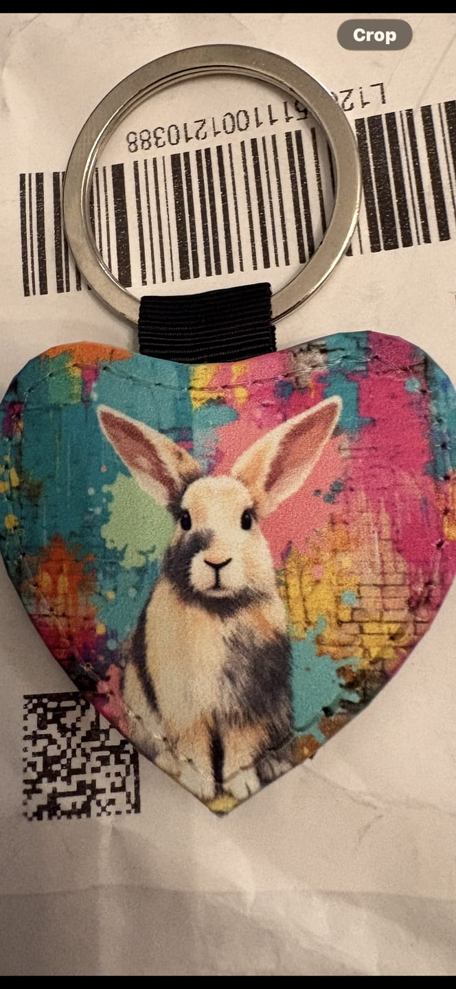 Customer photo review of Streetart - Personalised Keychain