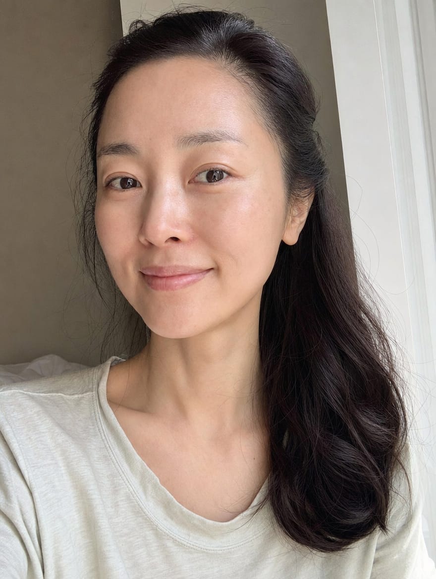 Customer photo review of Copper Peptide Serum