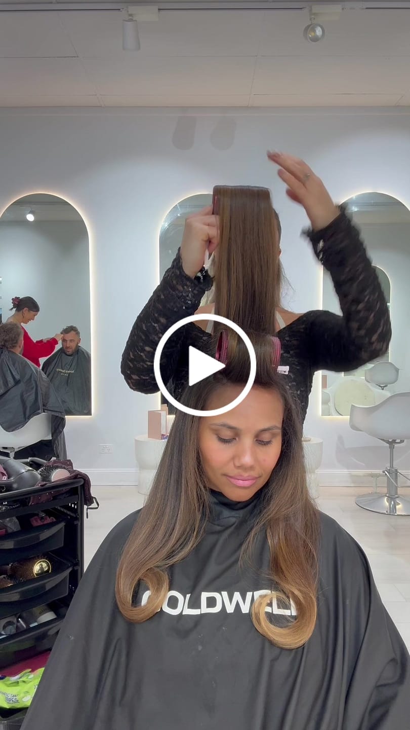Customer video review of L/XL Thermal Hair Rollers - Burgundy (10 pack + Clips)