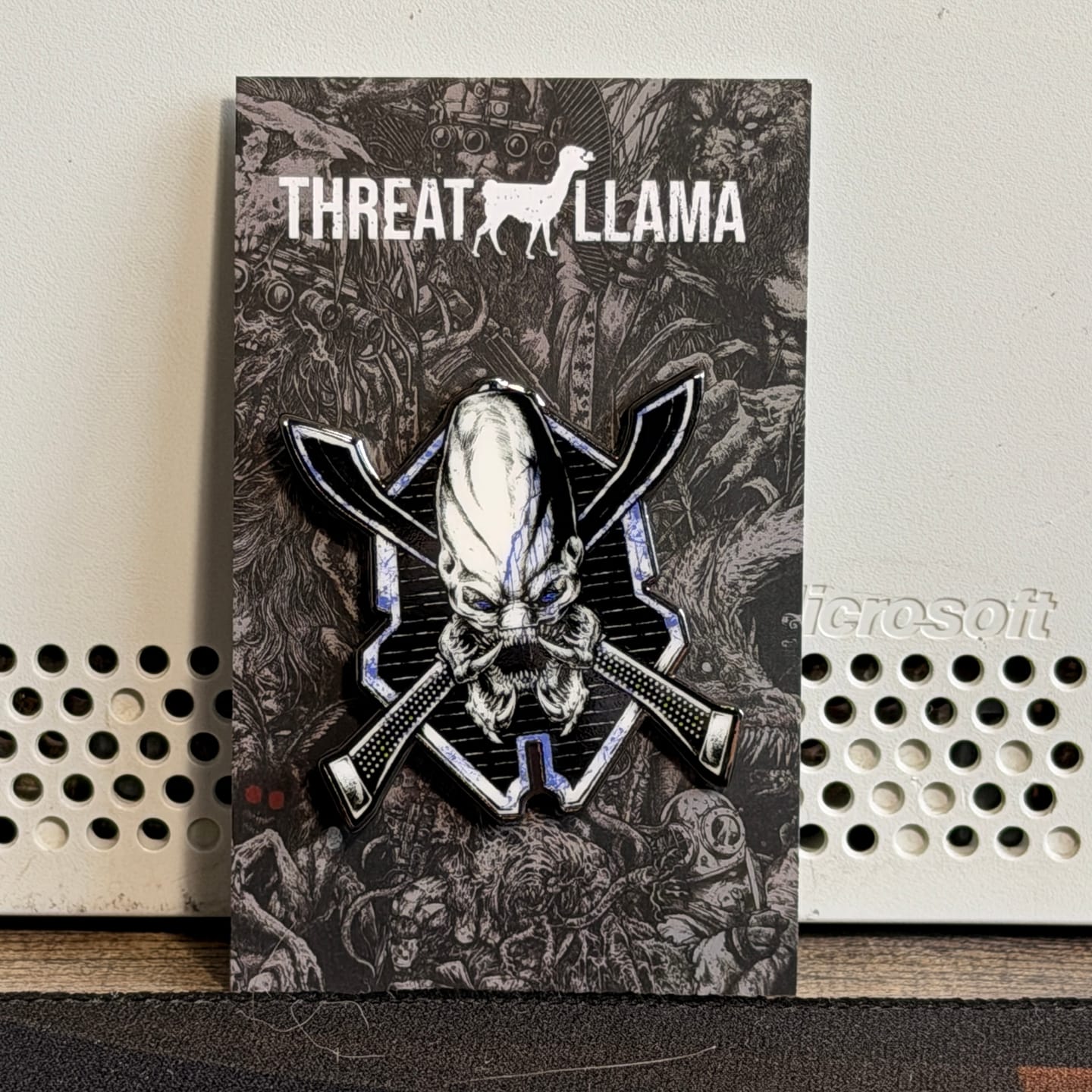 Customer photo review of Xeno Mode Pin