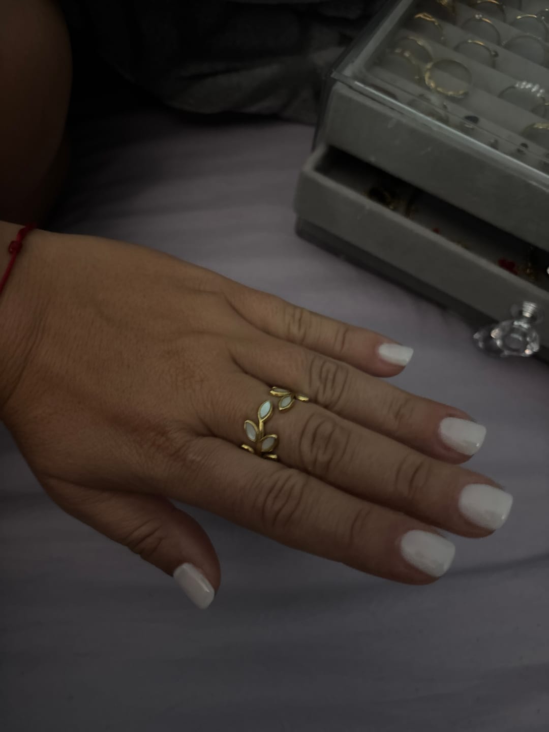 Customer photo review of Gold Leaf Ring