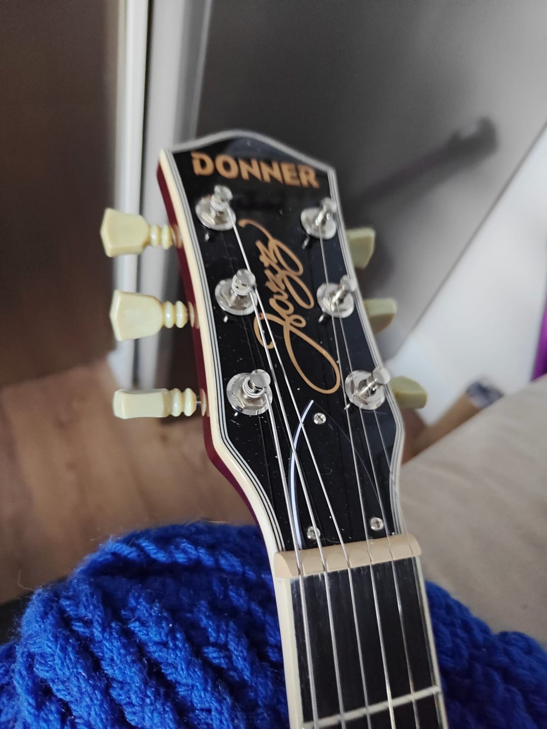 Customer photo review of Donner DJP-1000 Electric Jazz Guitar
