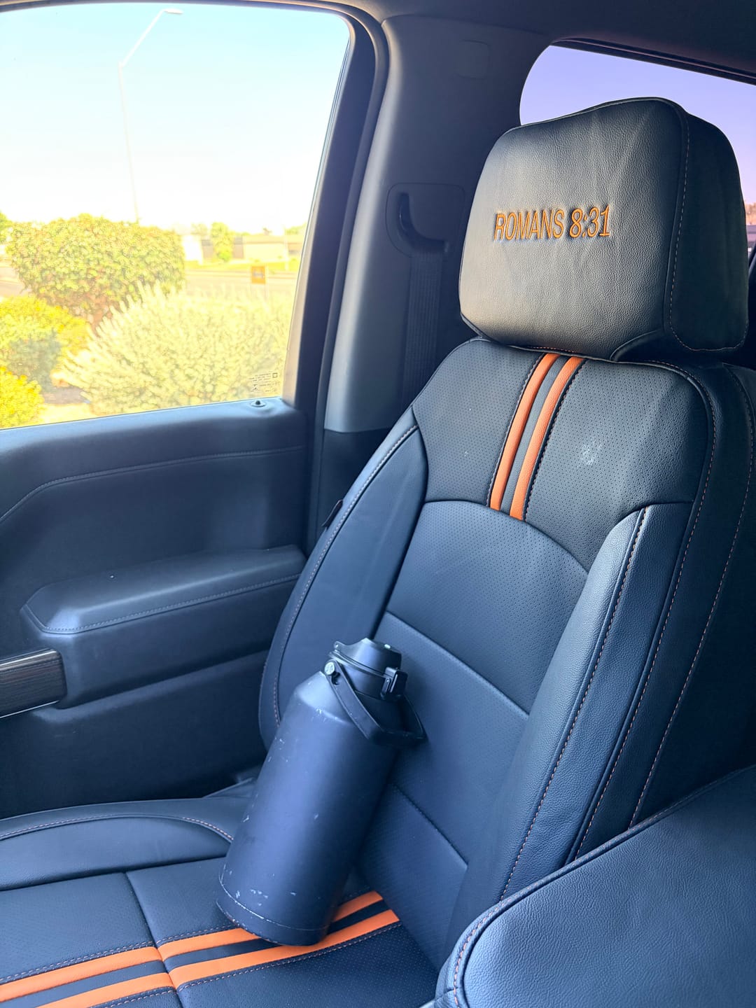 Customer photo review of Premium Custom-Fit Seat Covers