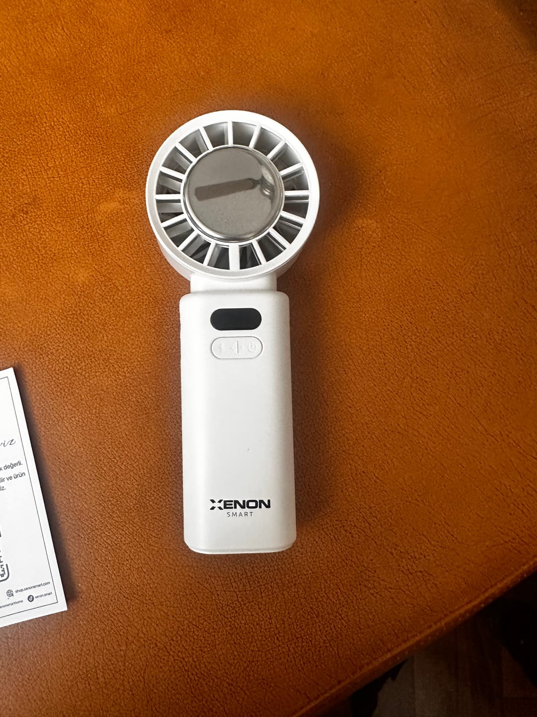 Customer photo review of El Vantilatörü | Peltier Soğutma, 100 Kademe, 3600mAh, 8300 RPM, USB-C, Askılı, Beyaz (X6111)