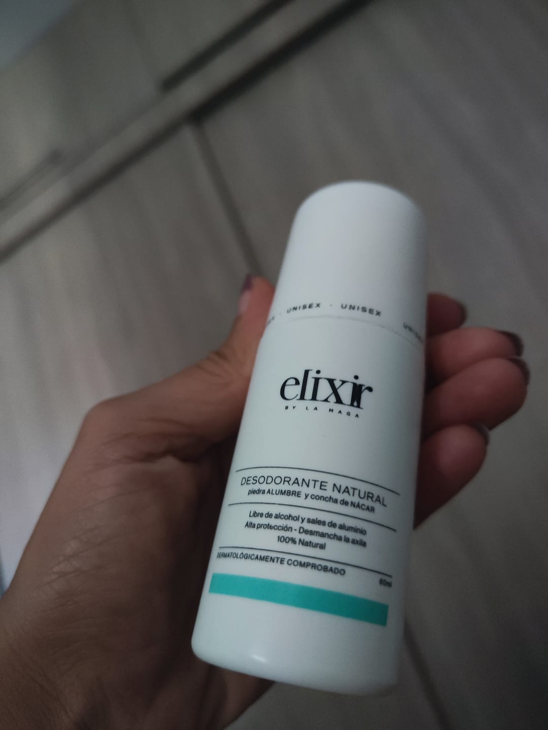 Customer photo review of Desodorante Natural Unisex