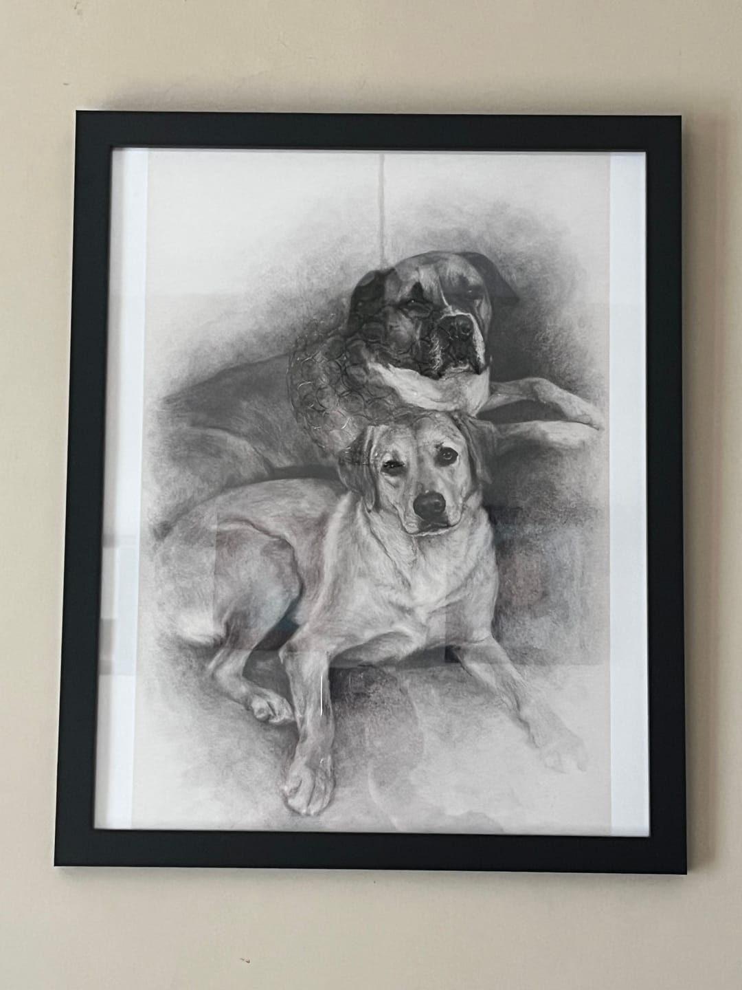 Customer photo review of Charcoal - Personalised Poster