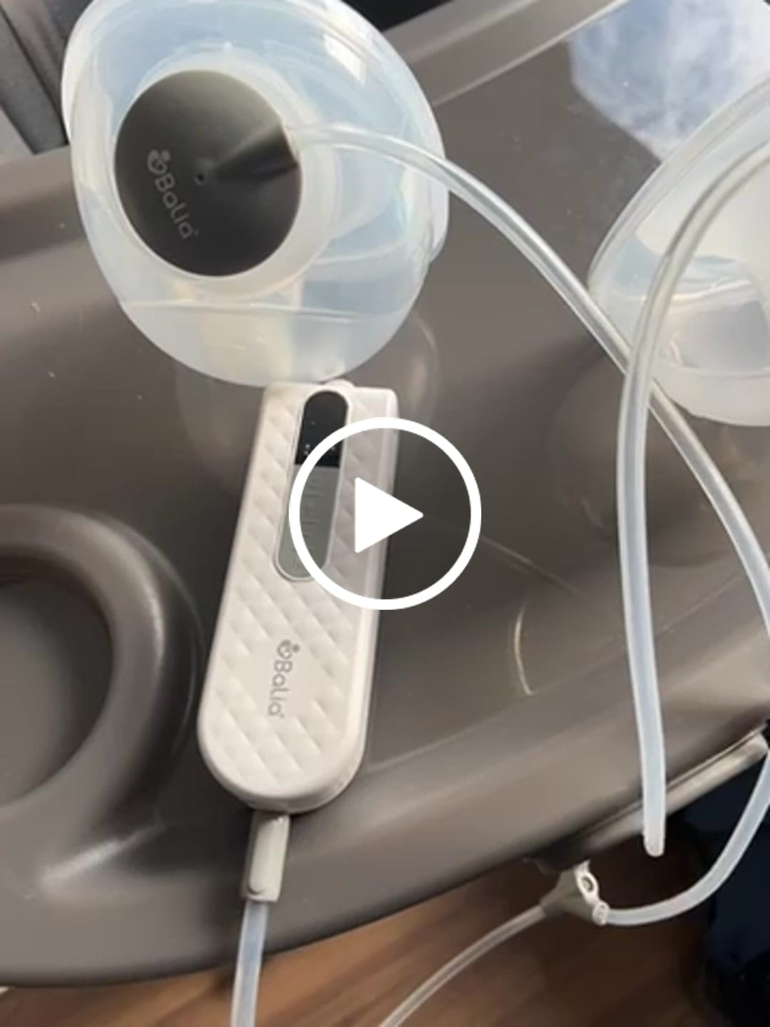 Customer video review of Extractor de leche doble manos libres