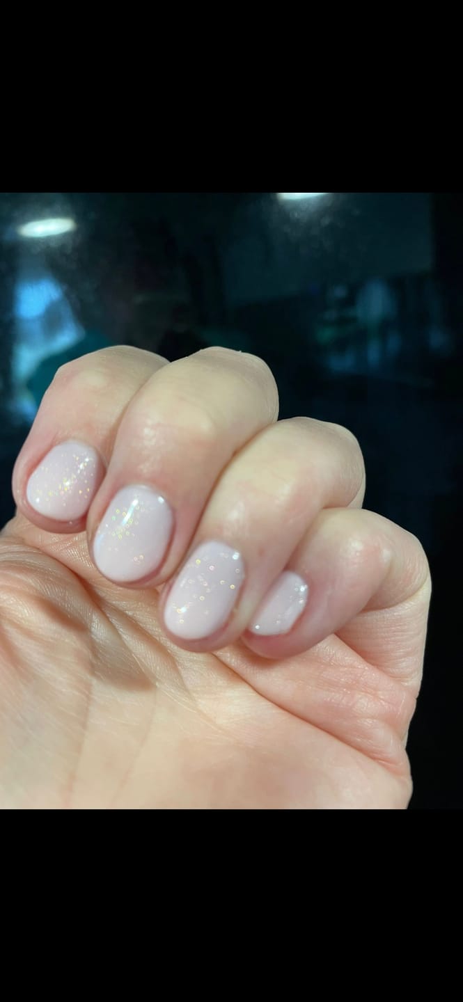 Customer photo review of Auburn Umber Dipping Powder