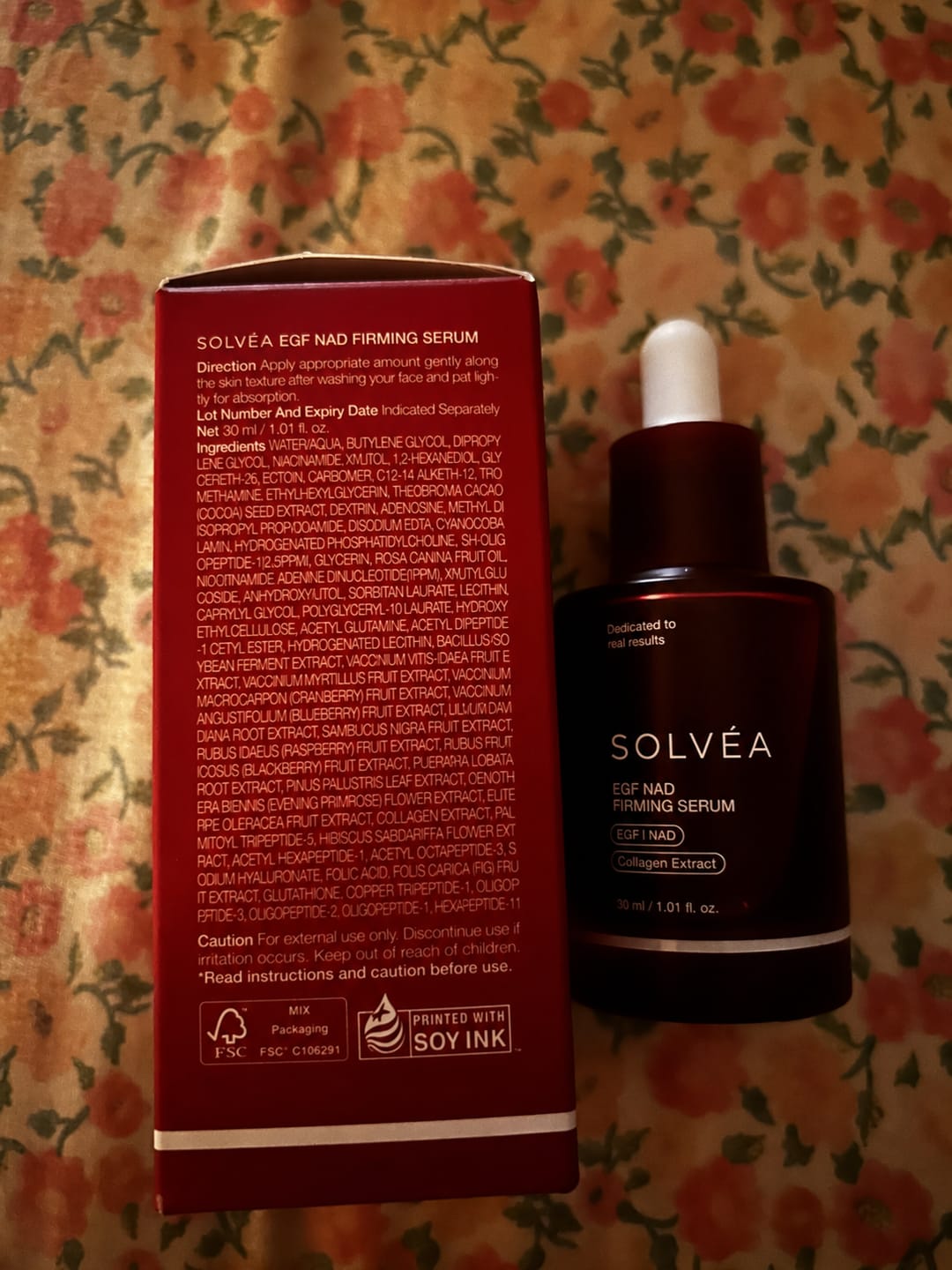 Customer photo review of NAD+ Serum