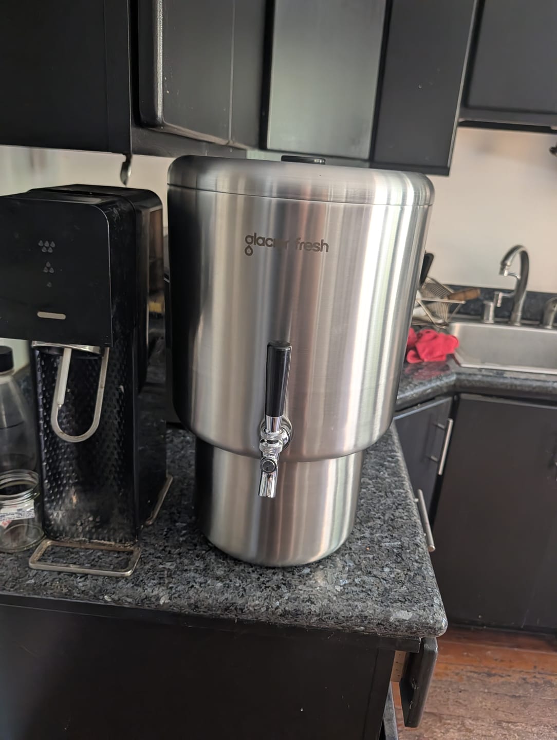 Customer photo review of GlacierFresh 2.25 Gallon Gravity Water Filter System | Countertop Purifier for Home & Kitchen | Reduce Heavy Metals, PFAS, PFOS