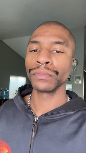 Customer photo review of SUNNY & LUNA REAL SEPTUM