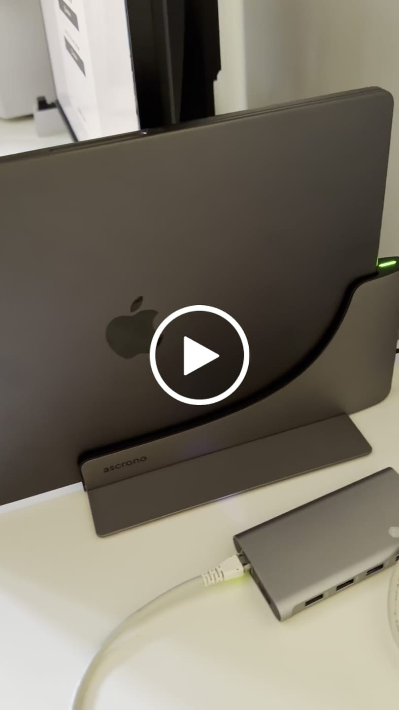 Customer video review of Ascrono® MacBook Docking Station