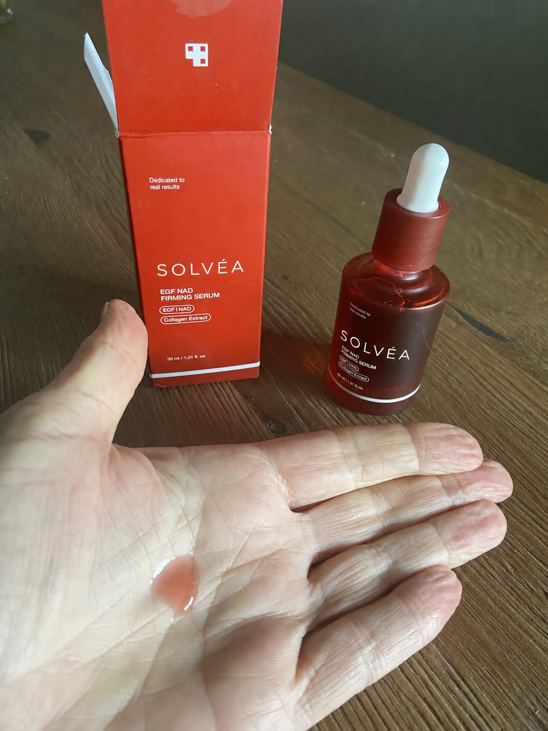 Customer photo review of NAD+ Serum