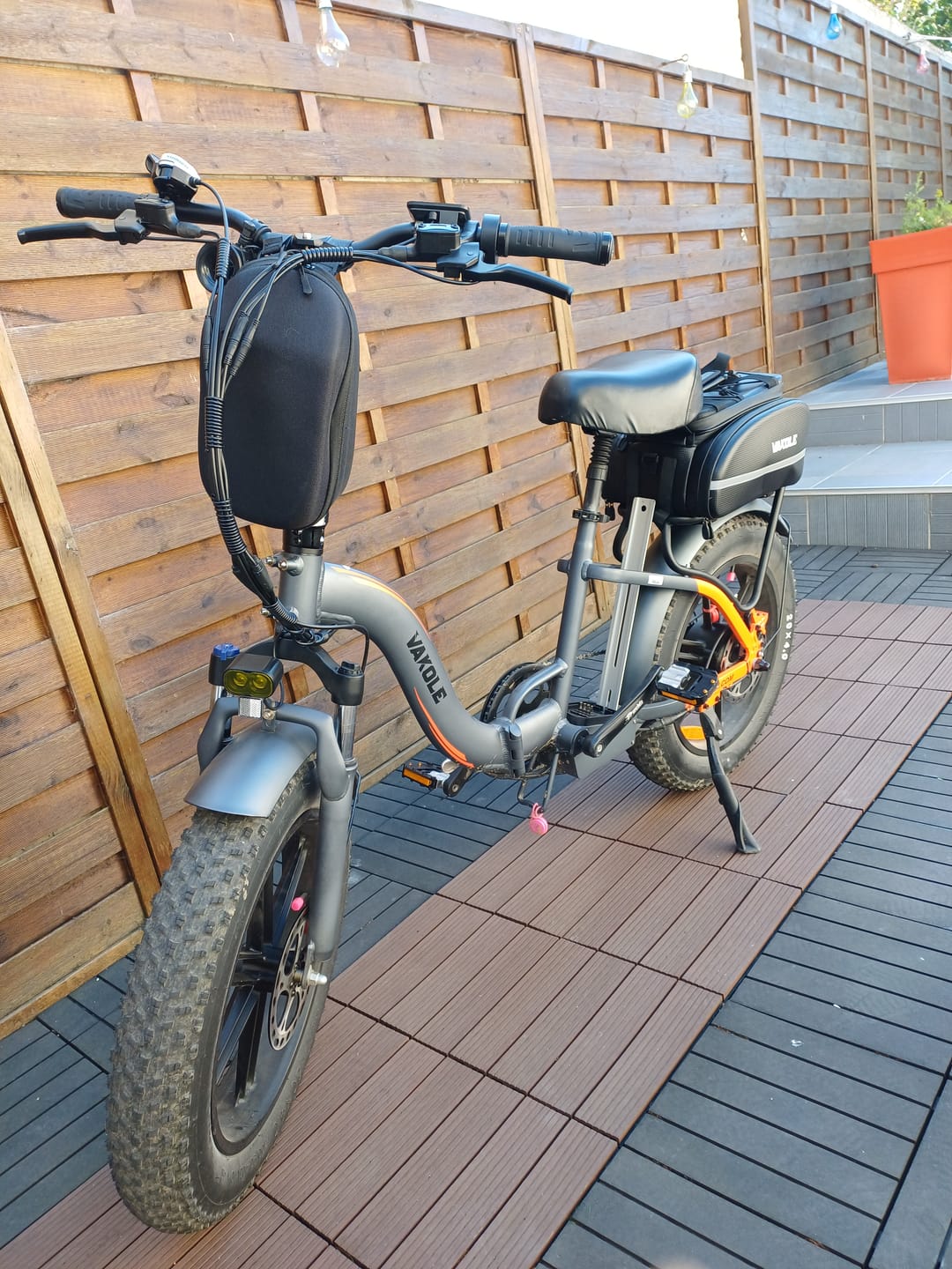 Customer photo review of Vakole Y20 Pro 20" Fat Bike 1440Wh Foldable Step-through E-bike 48V 30Ah Battery