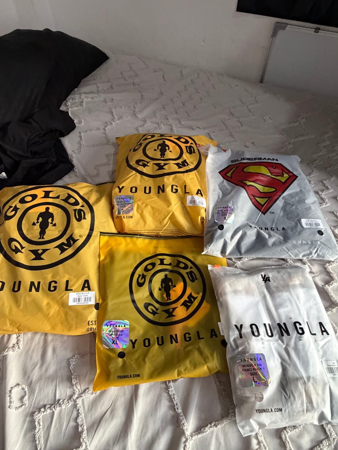 Customer photo review of SUPERMAN SWEATS #2032