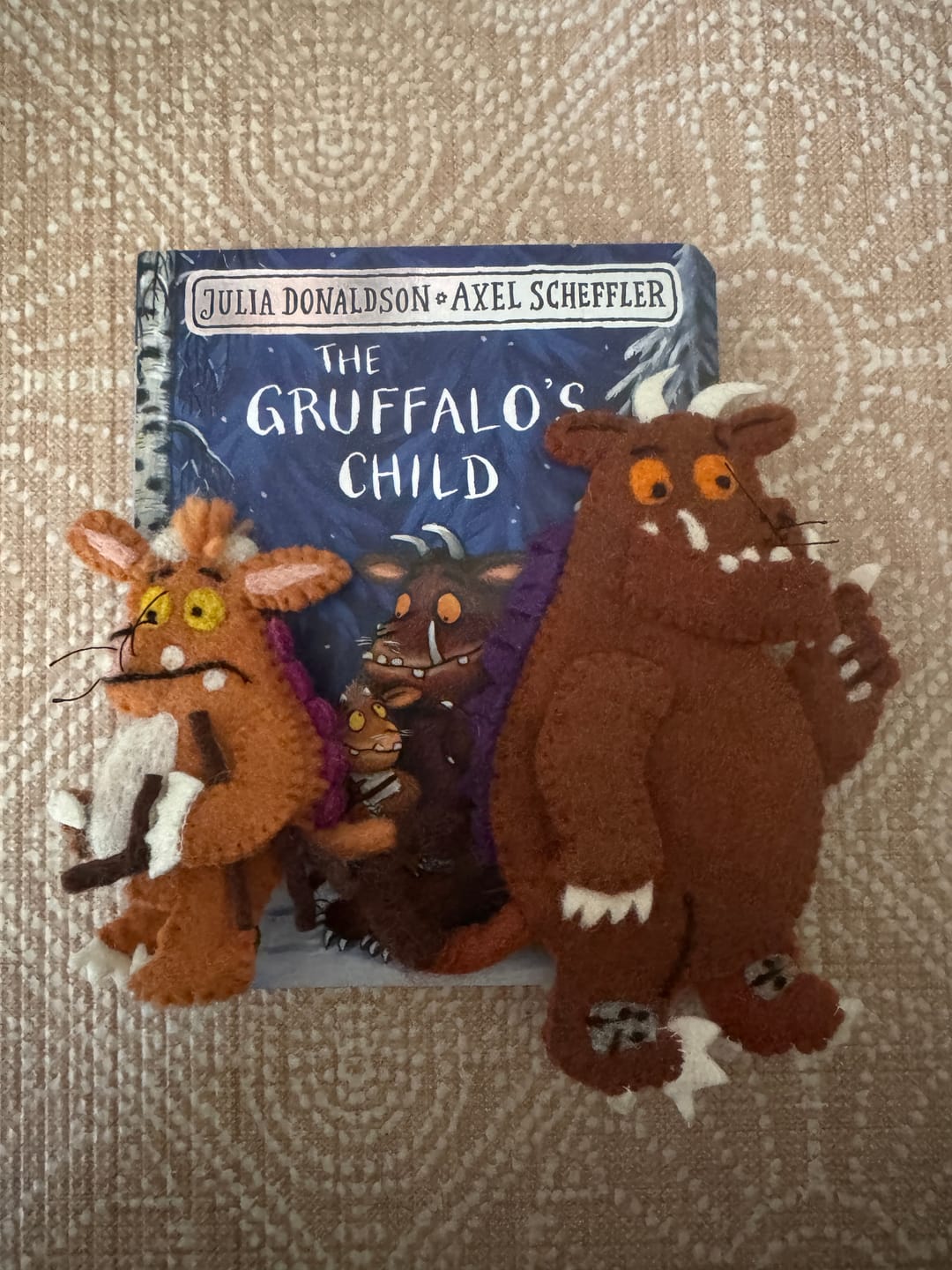 Customer photo review of The Gruffalo's Child® Finger Puppets Set