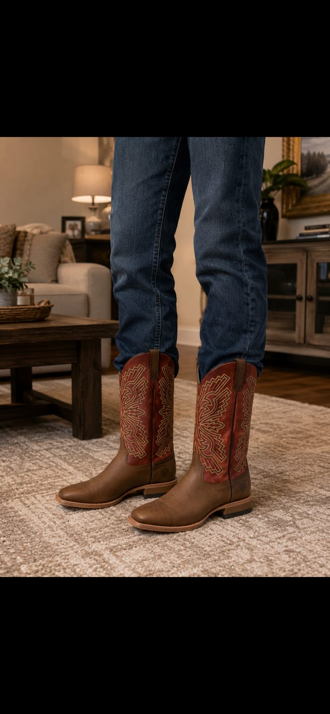 Customer photo review of Ariat Men's Sting Western Cowboy Boot -CLEARANCE