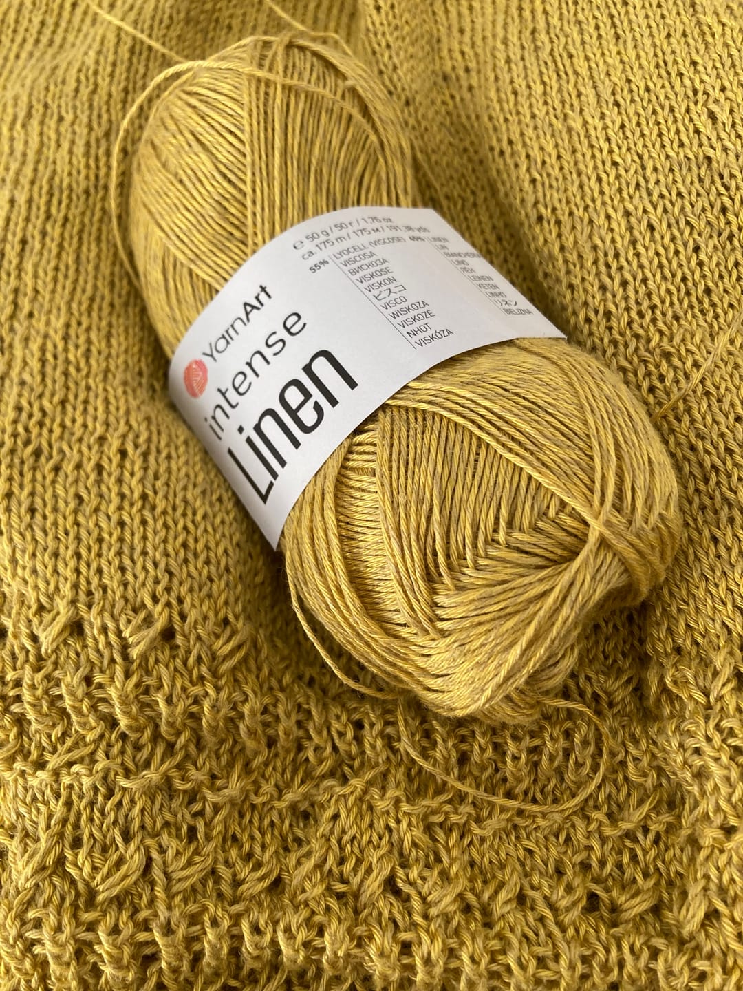 Customer photo review of YarnArt Intense Linen