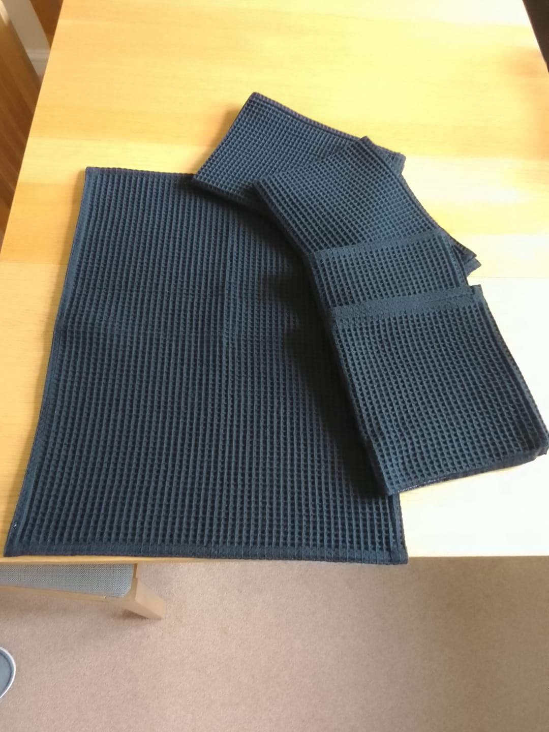 Customer photo review of 100% Cotton Waffle Fabric