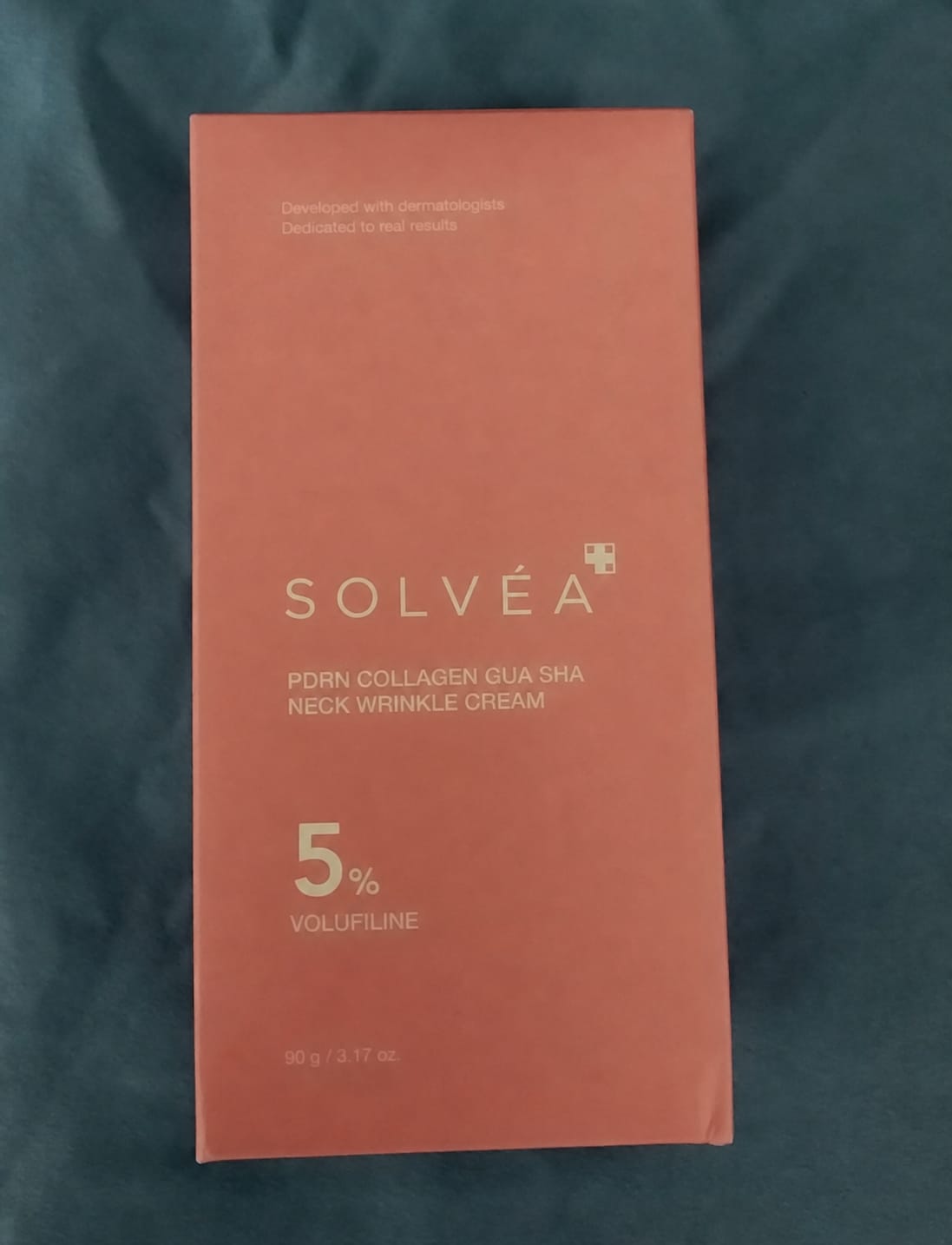 Customer photo review of PDRN Collagen Gua Sha Neck Wrinkle Cream