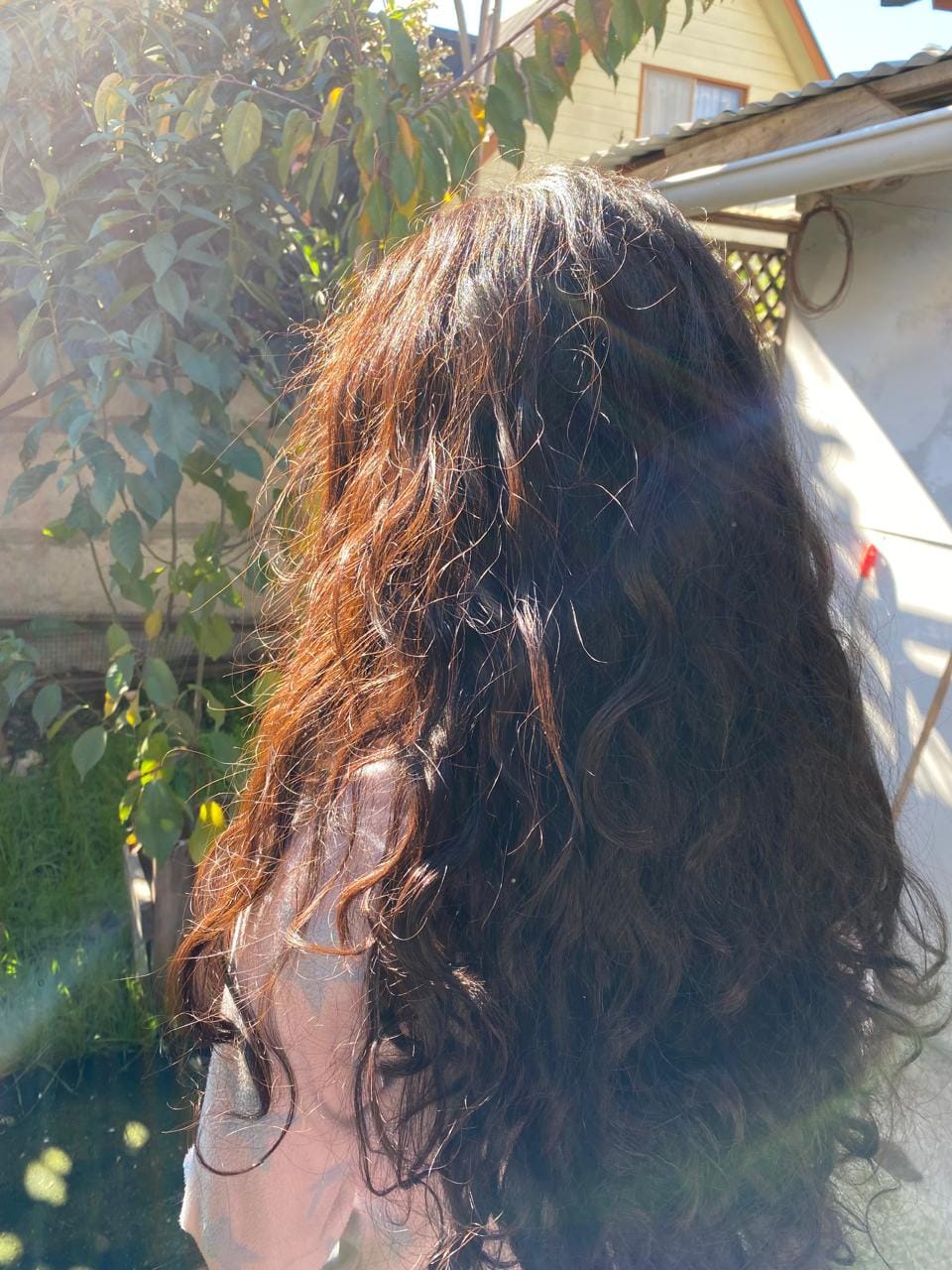Customer photo review of Henna Jamila Hair -  Cobrizo Natural y Duradero