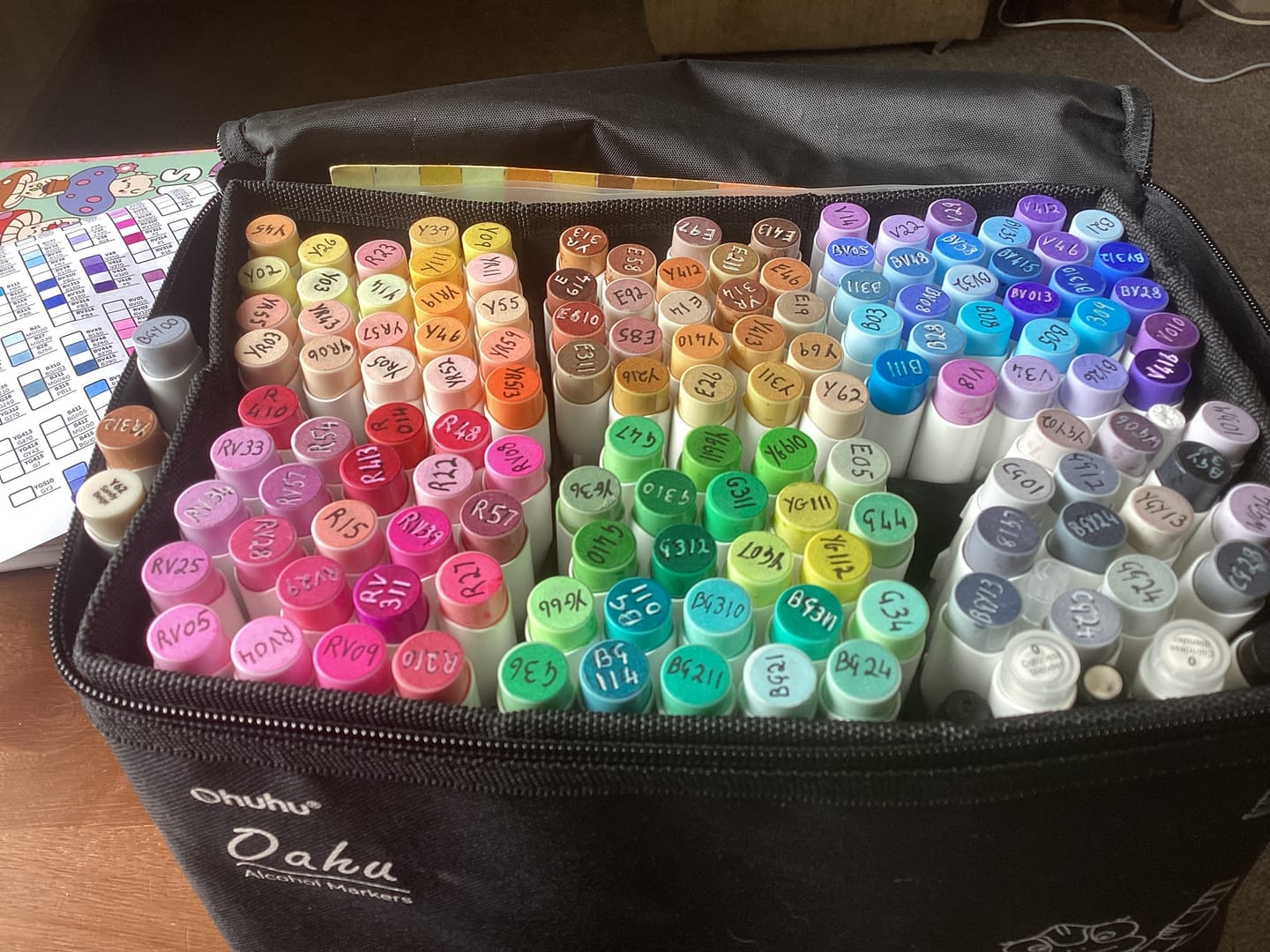 Customer photo review of Ohuhu Marker Bag for Oahu and Honolulu Series