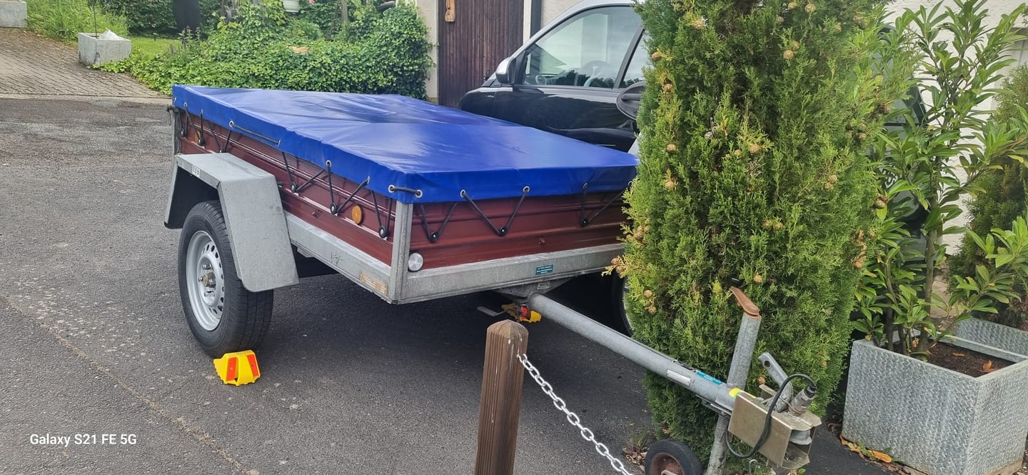Customer photo review of Anhänger Planenbügel 100 - 145 cm (2er Set)