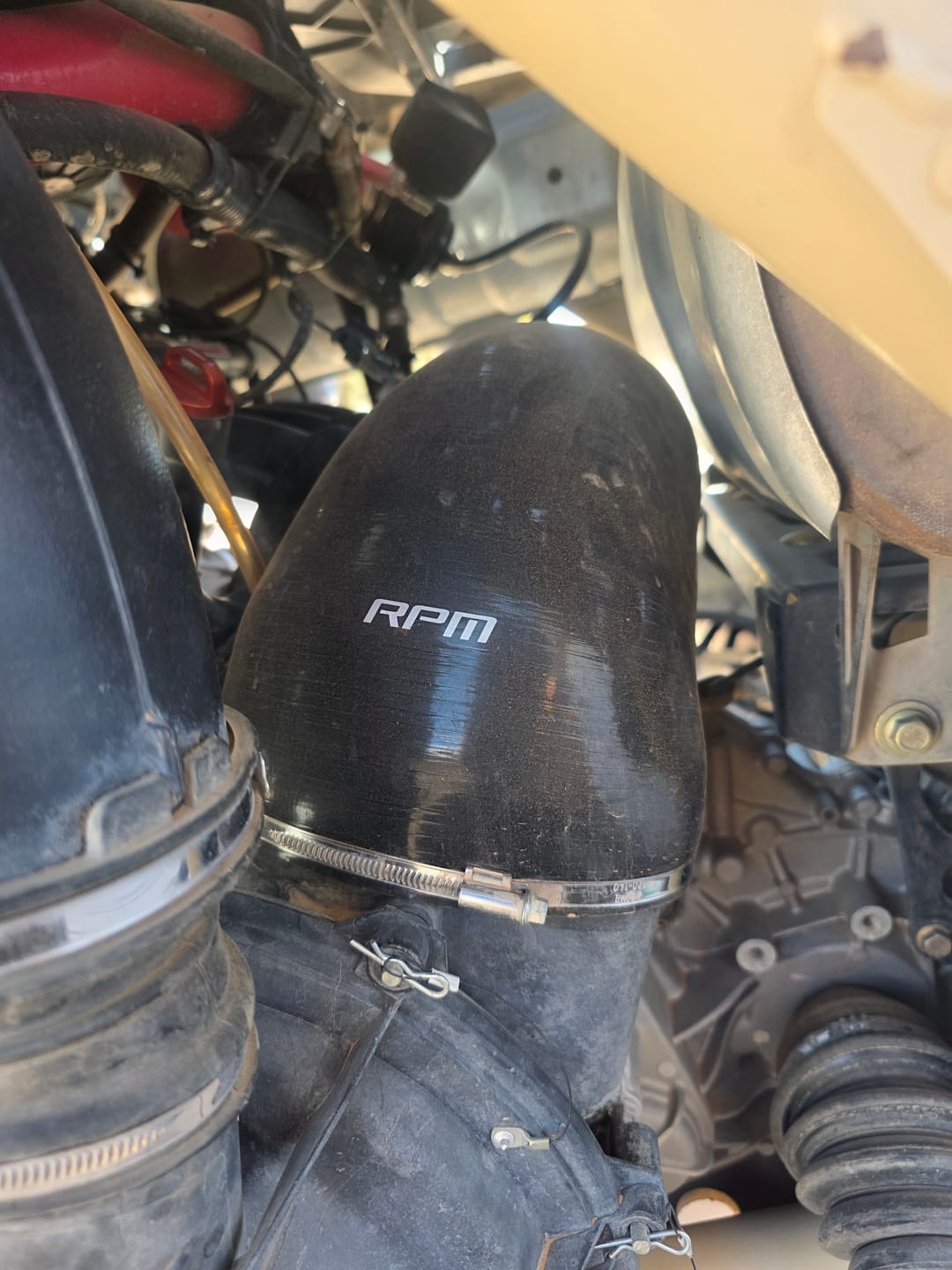 Customer photo review of RPM X3 "SHORTY" Reduced Height Silicone Clutch Exhaust Vent Silicone