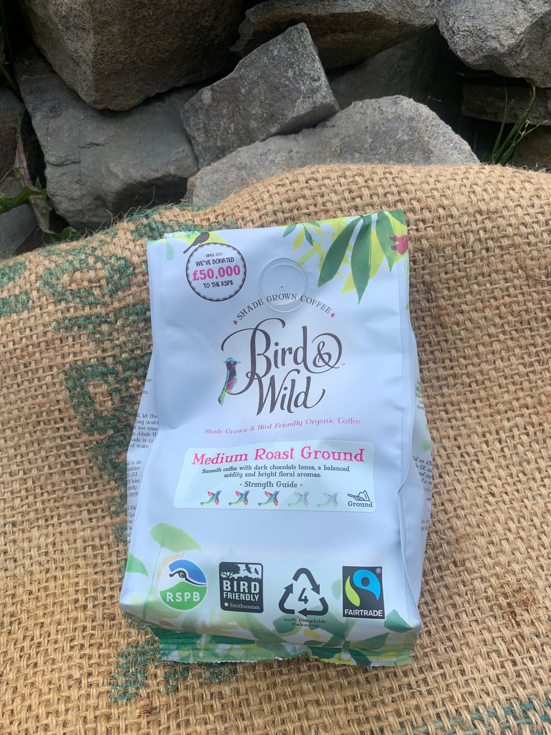 Customer photo review of Medium Roast Coffee, Beans or Ground - Case 6x200g