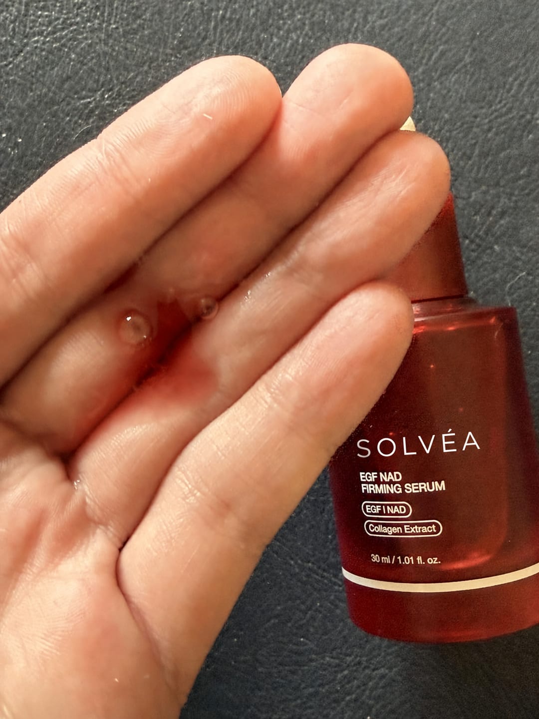 Customer photo review of NAD+ Serum