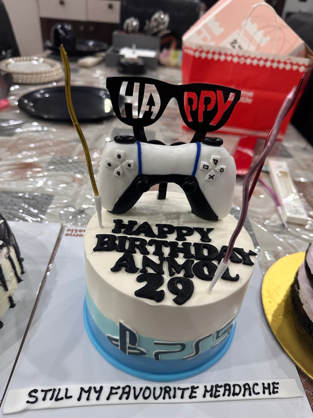 Customer photo review of PS5 Joystick Cake
