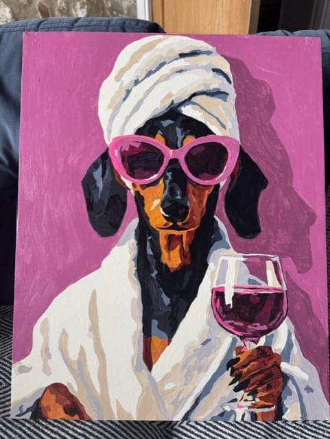 Customer photo review of Weekend Mood | Paint by Number