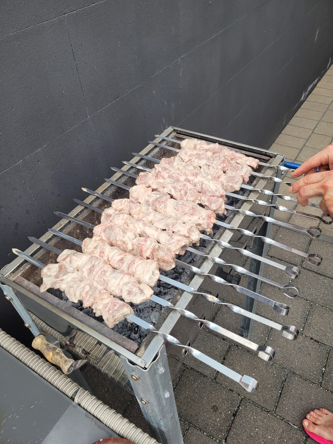 Customer photo review of Lamm-Schaschlik-Original – zart mariniert aus der Lammkeule | mySchaschlik