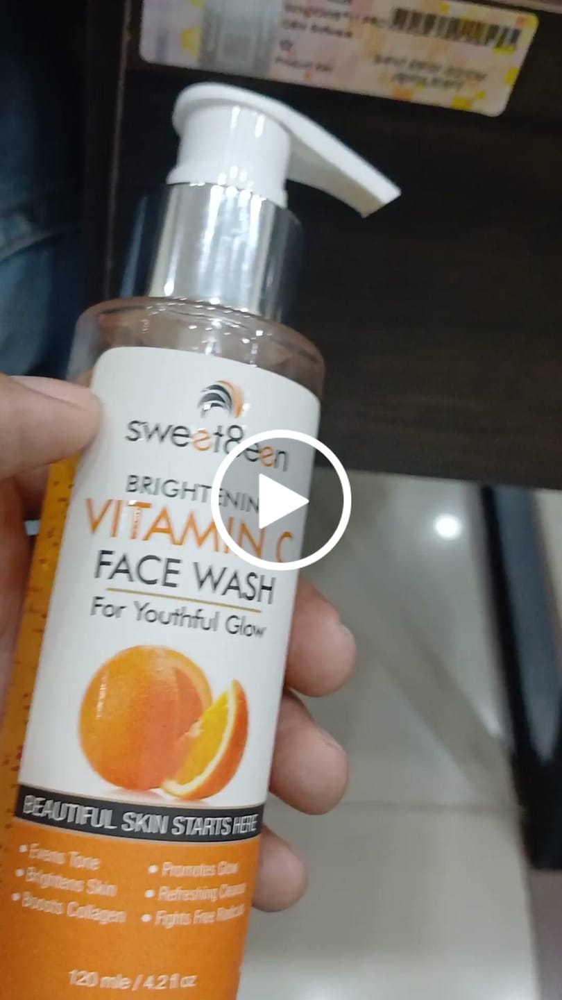 Customer video review of BRIGHTENING VITAMIN C FACE WASH