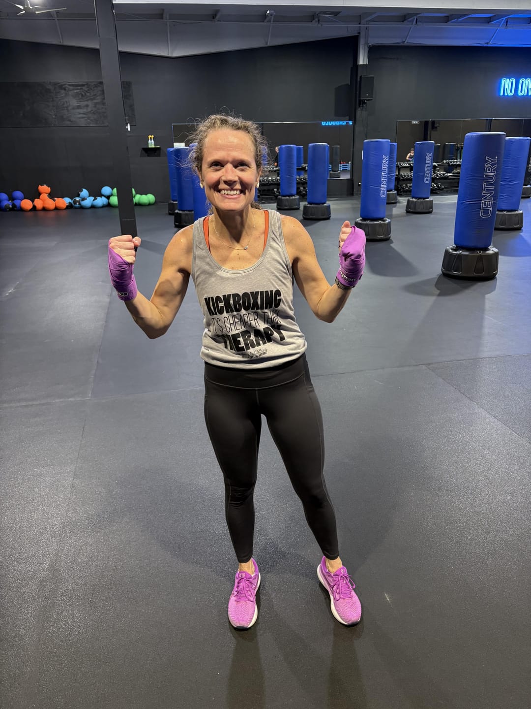 Customer photo review of Kickboxing It's Cheaper Blacked Out