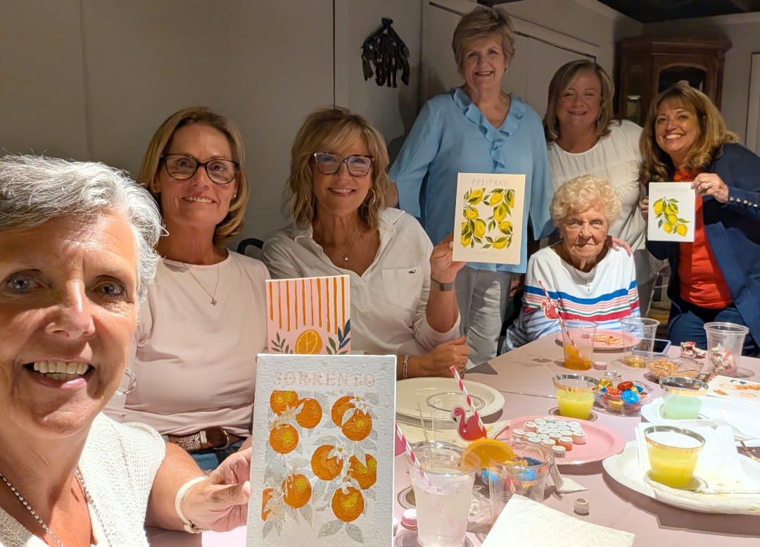 Customer photo review of 6 Mini Paintings - Italian Fruit & Drinks Set