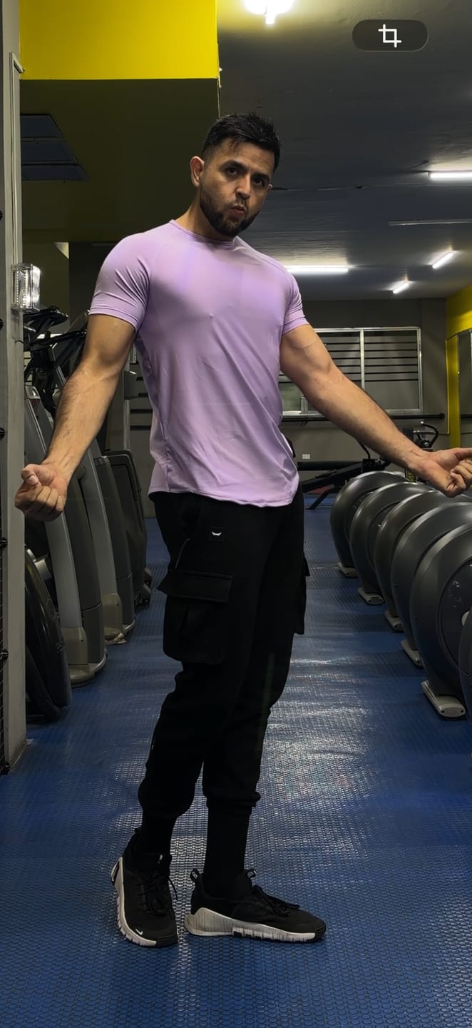 Customer photo review of Training Sport Tee - Lavender