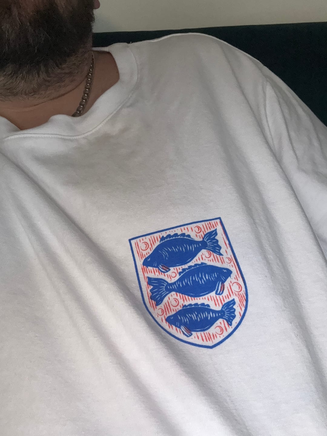 Customer photo review of England World Carp T-Shirt