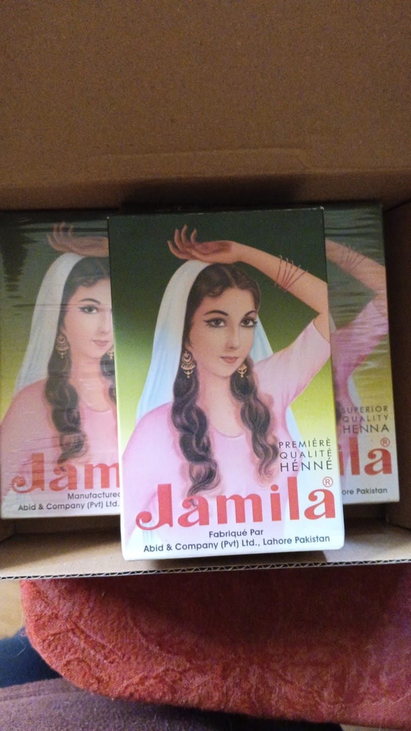 Customer photo review of Henna Jamila Hair -  Cobrizo Natural y Duradero